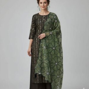 CutWork Duppata Organza - 3pc