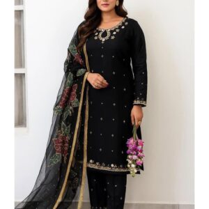 Organza Hand Paint - 2pc