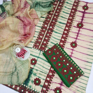 Pure Cotton tie & dye-3 Piece