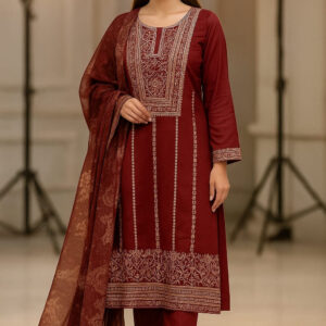 Bareeze Embroidered Lawn – 3 Piece